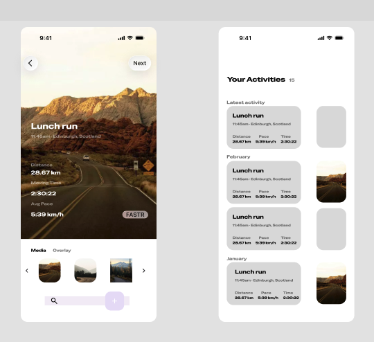 FASTR running app