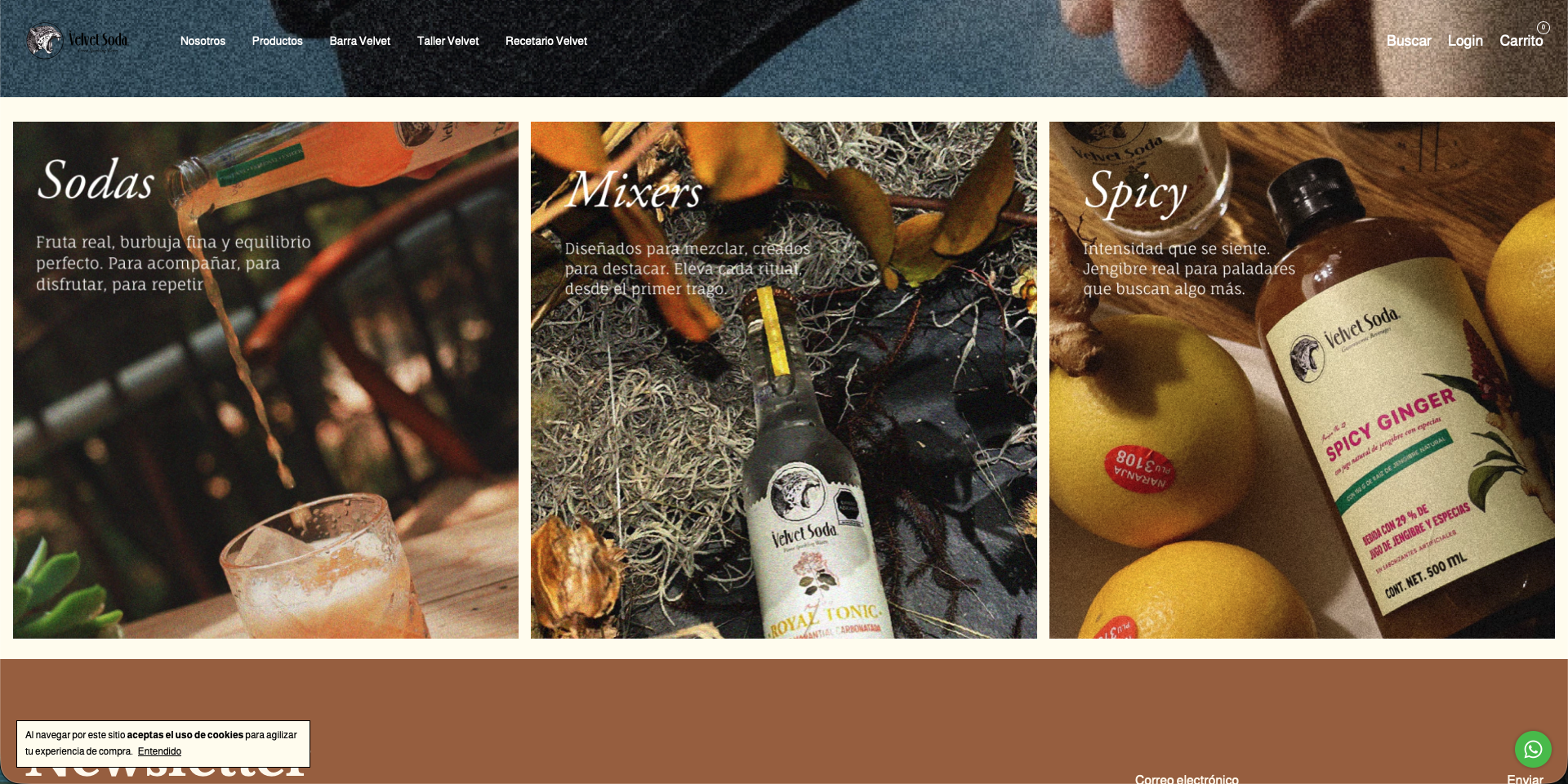 Velvet Soda product lines